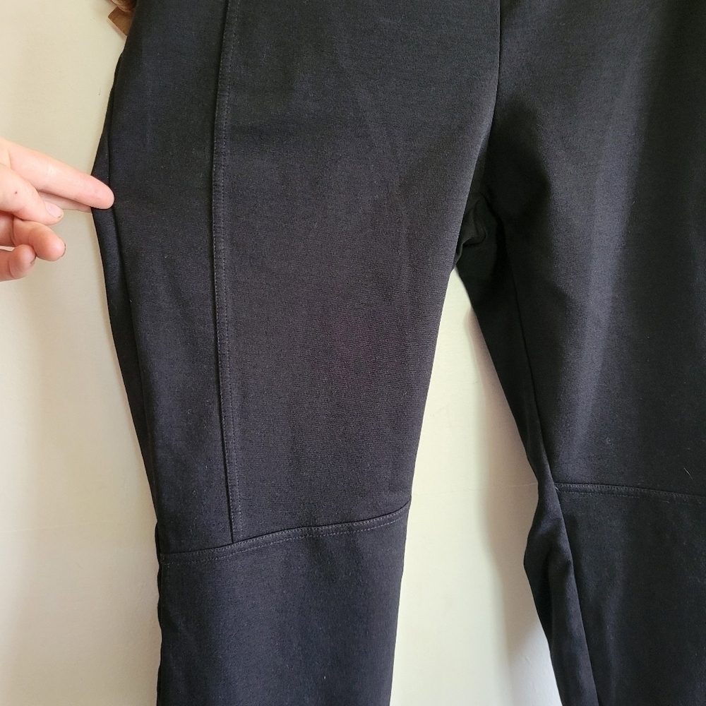 Eileen Fisher Pullon Pant Stretchy Thick Black M Medium - Picture 6 of 9